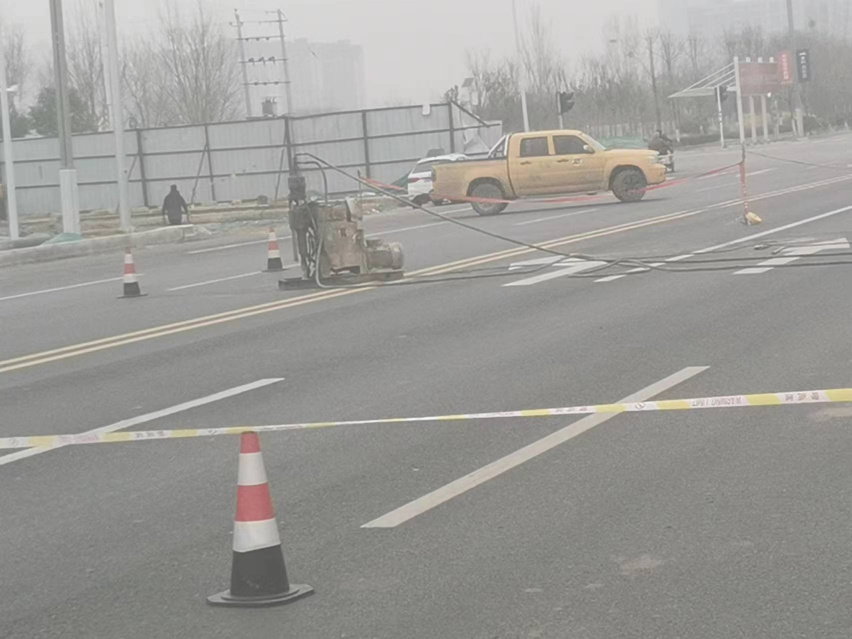 碧江公路路基沉陷注浆